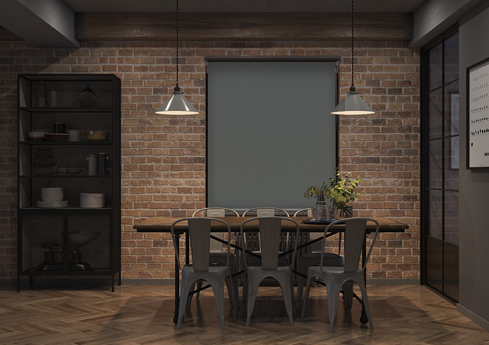 Rimini (Blackout), Storm Cloud & Optima Tide - Double Roller Blind - Image 7